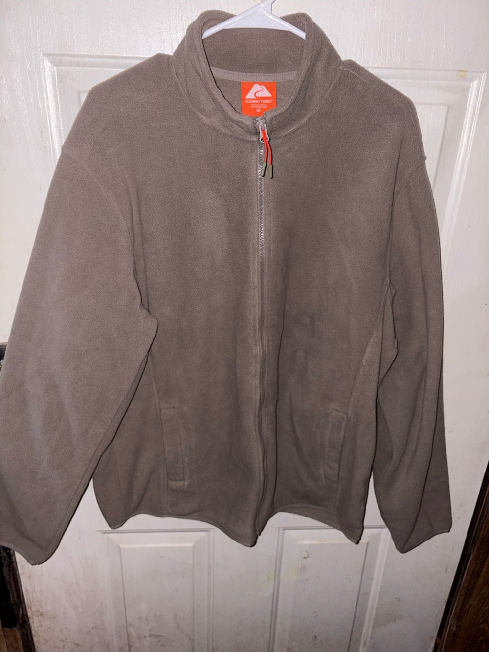 Ozark Trail Men's Taupe Lightweight Fleece Jacket